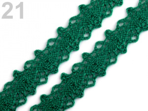 Krajka / vsadka paličkovaná šíře 12 mm