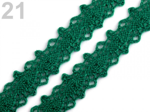 Krajka / vsadka paličkovaná šíře 12 mm