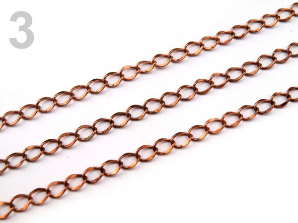 Řetízek kovový 4x5 mm