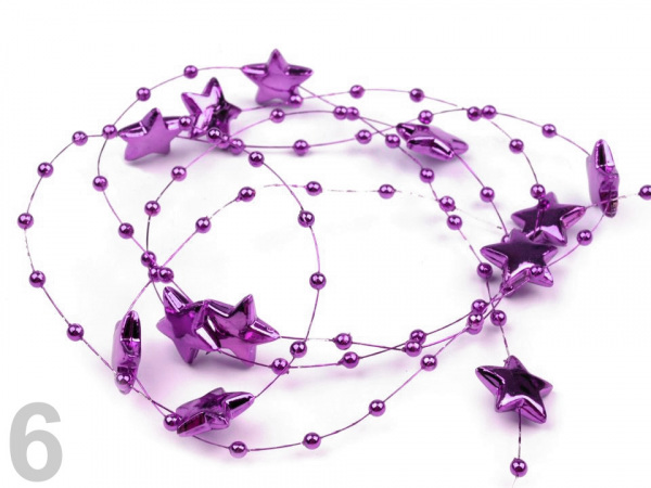 Perličky a hvězdičky na silonu metráž