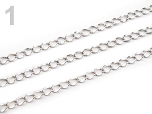 Řetízek kovový 4x5 mm