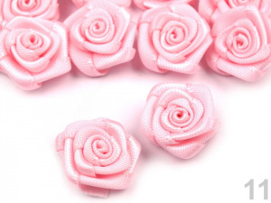 Saténová růže Ø15 mm