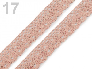 Bavlněná krajka paličkovaná šíře 28 mm