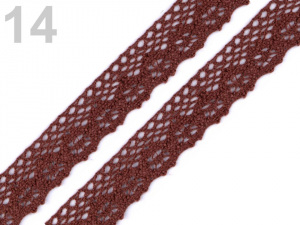 Bavlněná krajka paličkovaná šíře 25 mm