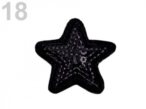 Nažehlovačka hvězda s flitry