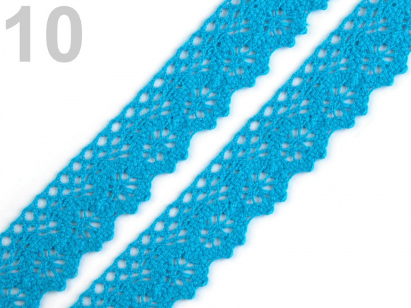 Bavlněná krajka paličkovaná šíře 25 mm