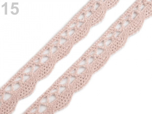 Bavlněná krajka paličkovaná šíře 15 mm