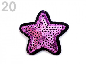 Nažehlovačka hvězda s flitry