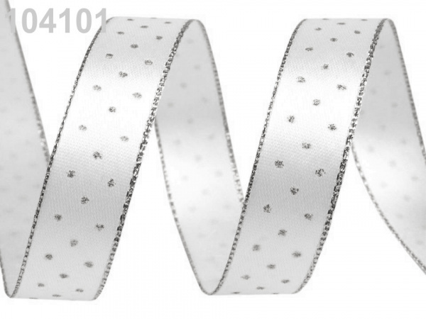 Stuha s lurexem šíře 15 mm