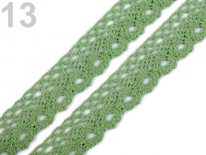 Bavlněná krajka paličkovaná šíře 28 mm