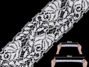 Elastická krajka / vsadka šíře 40 mm