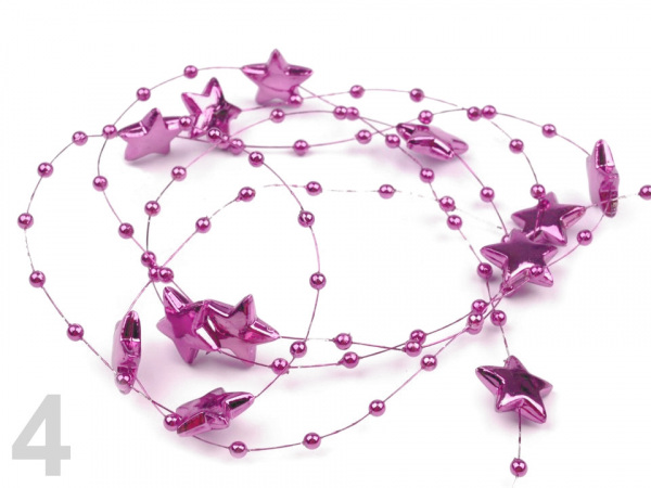 Perličky a hvězdičky na silonu metráž