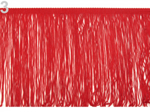 Třásně dvojité šíře 17 cm