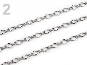 Řetízek mosazný 4x5 mm