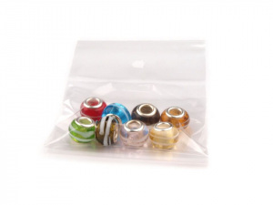 Skleněné korálky s velkým průvlekem 9x14 mm