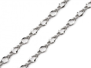 Řetízek mosazný 4x5 mm