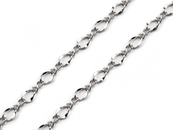 Řetízek mosazný 4x5 mm