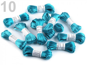 Saténová šňůra Ø2 mm svazek 3 m