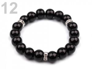 Pružný perlový náramek