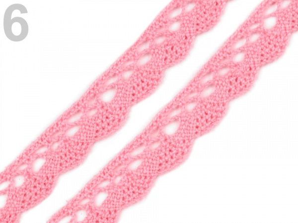 Bavlněná krajka paličkovaná šíře 15 mm