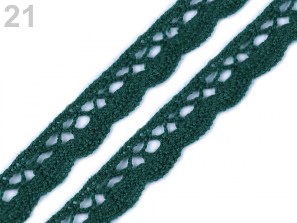 Bavlněná krajka paličkovaná šíře 15 mm