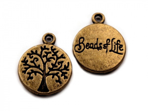 Přívěsek strom života Ø12mm placka