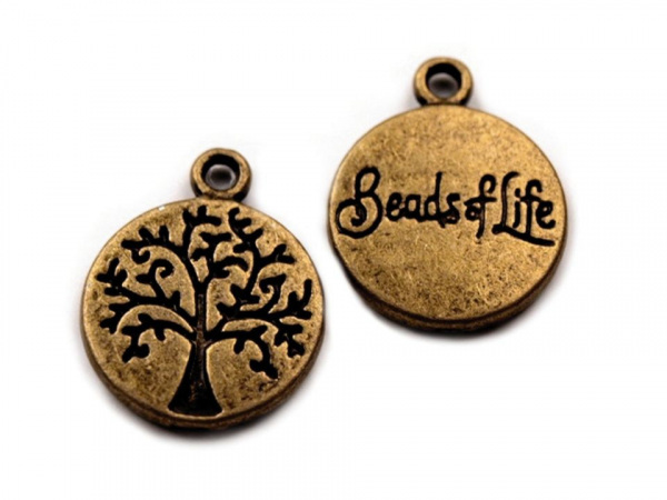 Přívěsek strom života Ø12mm placka