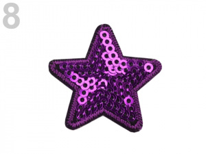 Nažehlovačka hvězda s flitry