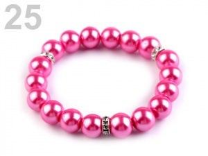 Pružný perlový náramek