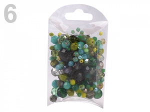 Skleněné korálky ramš ohňovky 2. jakost