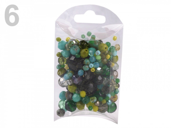 Skleněné korálky ramš ohňovky 2. jakost