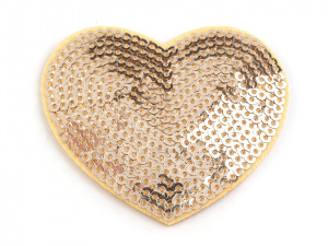 Nažehlovačka srdce s flitry