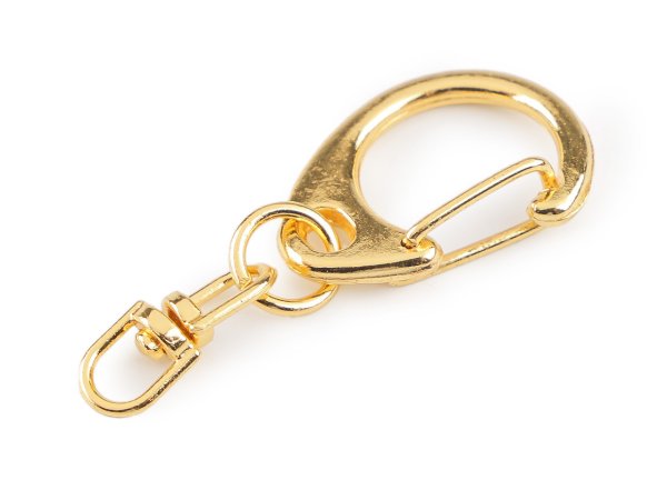 Kovová karabinka s obrtlíkem 18x40 mm