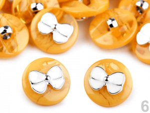 Knoflík s mašlí / s motýlkem velikost 28"