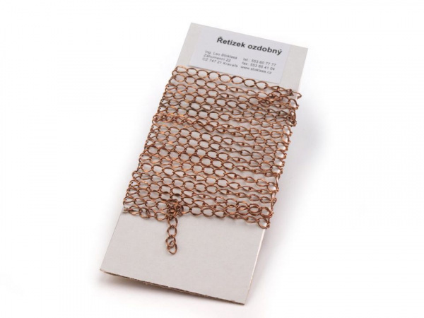 Řetízek kovový 4x5 mm