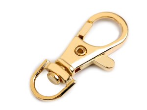 Kovová karabina s obrtlíkem průvlek 10 mm