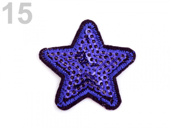 Nažehlovačka hvězda s flitry