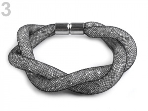 Dutinkový náramek proplétaný