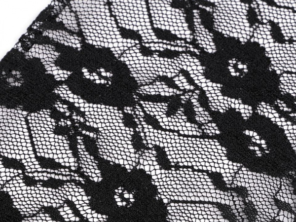 Dlouhé společenské rukavice krajkové bez prstů