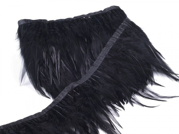 Prýmek - kohoutí peří 8-12 cm