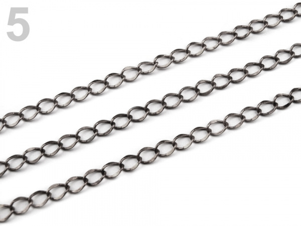Řetízek kovový 4x5 mm