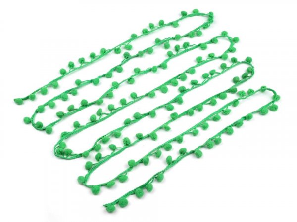 Prýmek šíře 20 mm s bambulkami Ø10 mm, 3 m