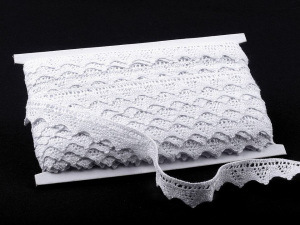 Bavlněná krajka paličkovaná šíře 18 mm