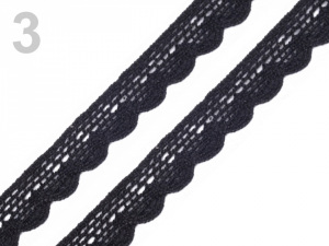 Bavlněná krajka paličkovaná šíře 15 mm