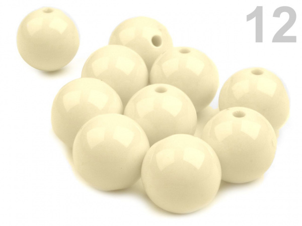 Plastové korálky Color Ø20 mm