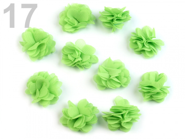 Květina Ø30mm k přišití nebo přilepení