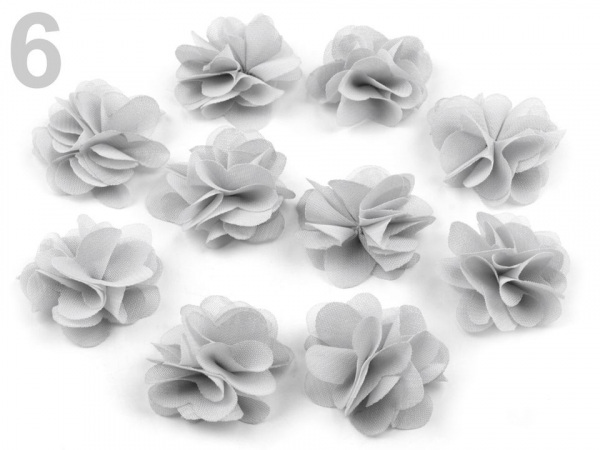 Květina Ø30mm k přišití nebo přilepení