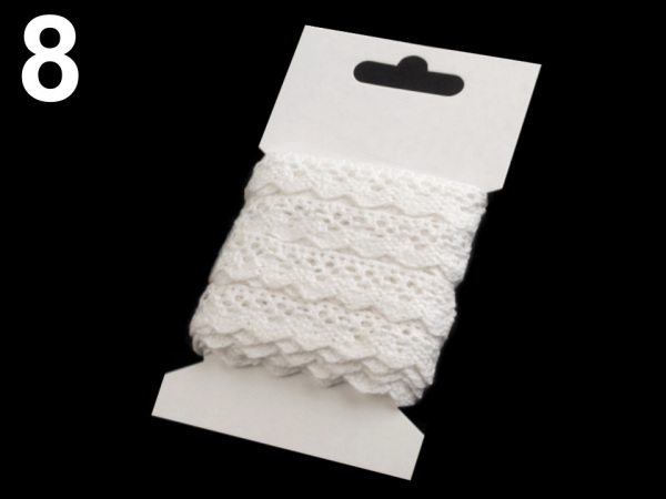 Bavlněná krajka paličkovaná šíře 15 mm