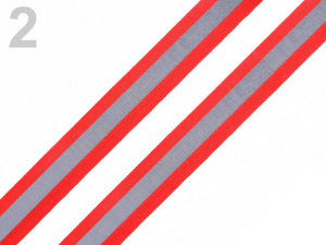 Reflexní páska šíře 26 mm na tkanině