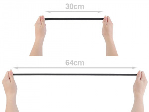 Prádlová pruženka na kartě šíře 11 mm